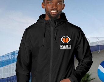 Skywarn Storm Spotter Windbreaker Jacket | Lightweight Weather Coat | Storm Chaser Apparel | Weather Lover Gift