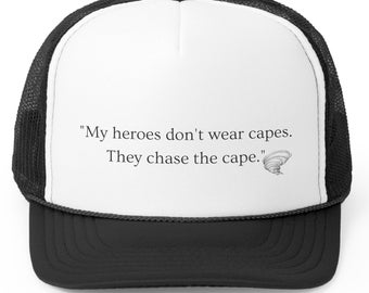 Storm Chaser Hat, Storm Chasers are Heros, Weather Hat, Meteorology, Tornado, Skywarn