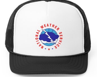 Storm Chaser Hat, Meteorologist Gift, Storm Chasing Trucker Cap, Skywarn Spotter, Gifts for Weatherman