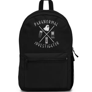 Paranormal Investigator Backpack | Ghost Hunting Gear Bag | EMF and Spirit Box Storage | Spooky Gift for Ghost Hunters