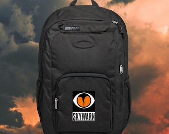Skywarn Storm Spotter Backpack | Weather Enthusiast Gear Bag | Storm Chaser Essentials