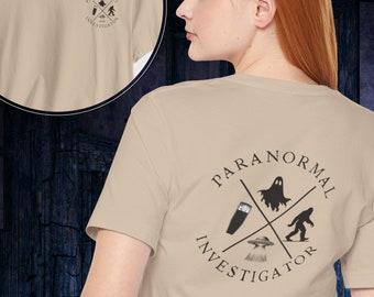 Paranormal Investigator Shirt: Ghost Hunter Graphic Tee