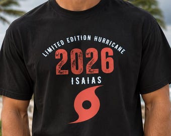 Limited Edition Hurricane Isaias Shirt, Hurricane Survivor Tee, Florida Storm Chaser T Shirt, Weather Enthusiast Gift