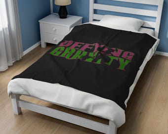 Wicked Broadway Musical Blanket: Defying Gravity Throw, Glinda & Elphaba