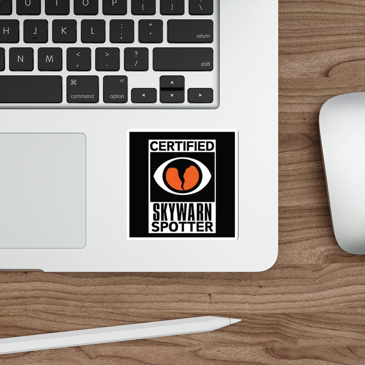 Skywarn Sticker Certified Skywarn Spotter Die Cut Stickers Storm Chasers, Skywarn ...