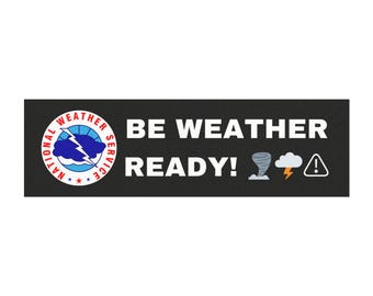 NWS Storm Chasers Car Magnet: Weather Lover Accessories