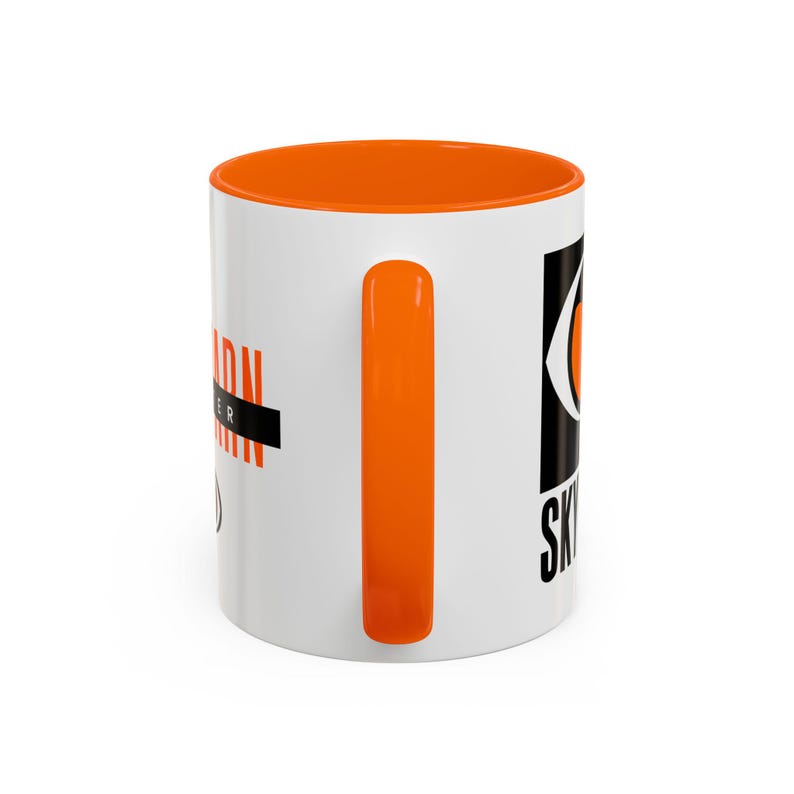 Skywarn Spotter Coffee Mug | Weather Enthusiast Gift, Orange Handle image 2