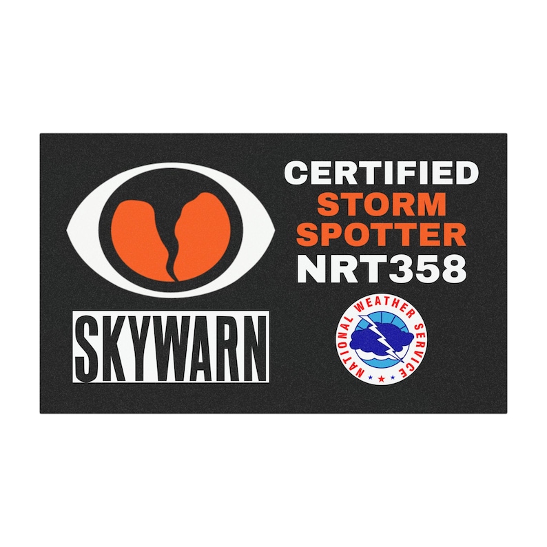 Skywarn Label Skywarn Spotter Car Magnet: Weather Enthusiast Vehicle Accessory - Etsy