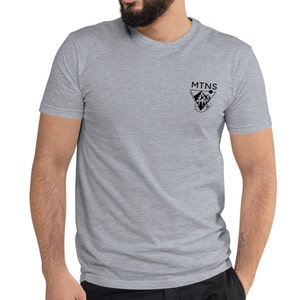 MOUNTAINS MTNS t-shirt, Outdoor Hiker Tee, Adventure T-shirt,  Nature Lover, Hiker Gift, Hiking Shirt, Hiking Lover Shirt,  Mountain Tee