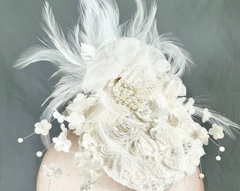 Bridal Fascinator Hat - Etsy
