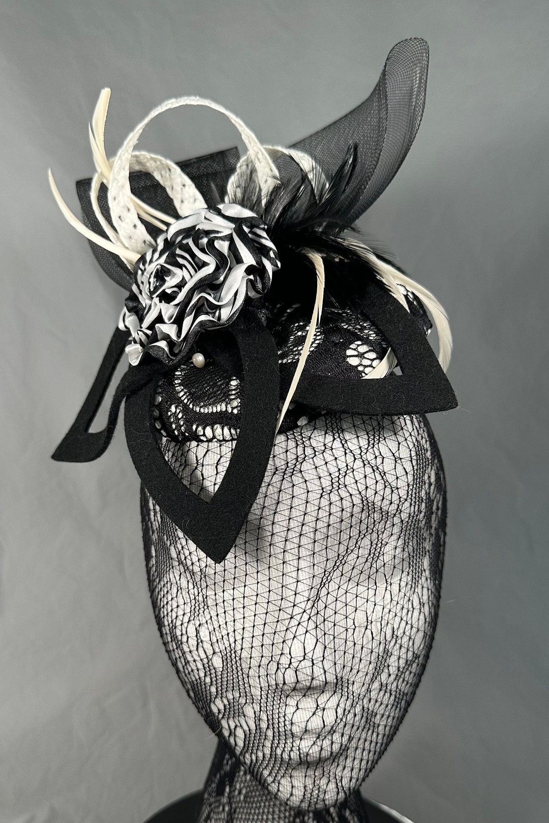 Stella Fascinator - Black main image 0