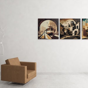 Canvas|Surprise Your Friends with These Eye-Catching Egypt City Wall Decors: Perfect for Living Room Decoration and Gift-Giving