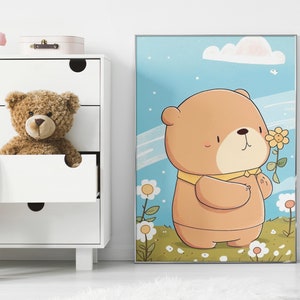 Bear-y Adorable Addition to Your Cub&#39;s Den - Digital Print for Kids&#39; Room
