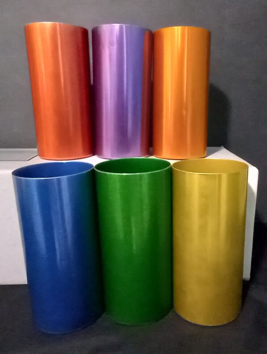 Vintage 12 Perma Hues Anodized Spun Aluminum Tumblers Cup – Dishes and Done