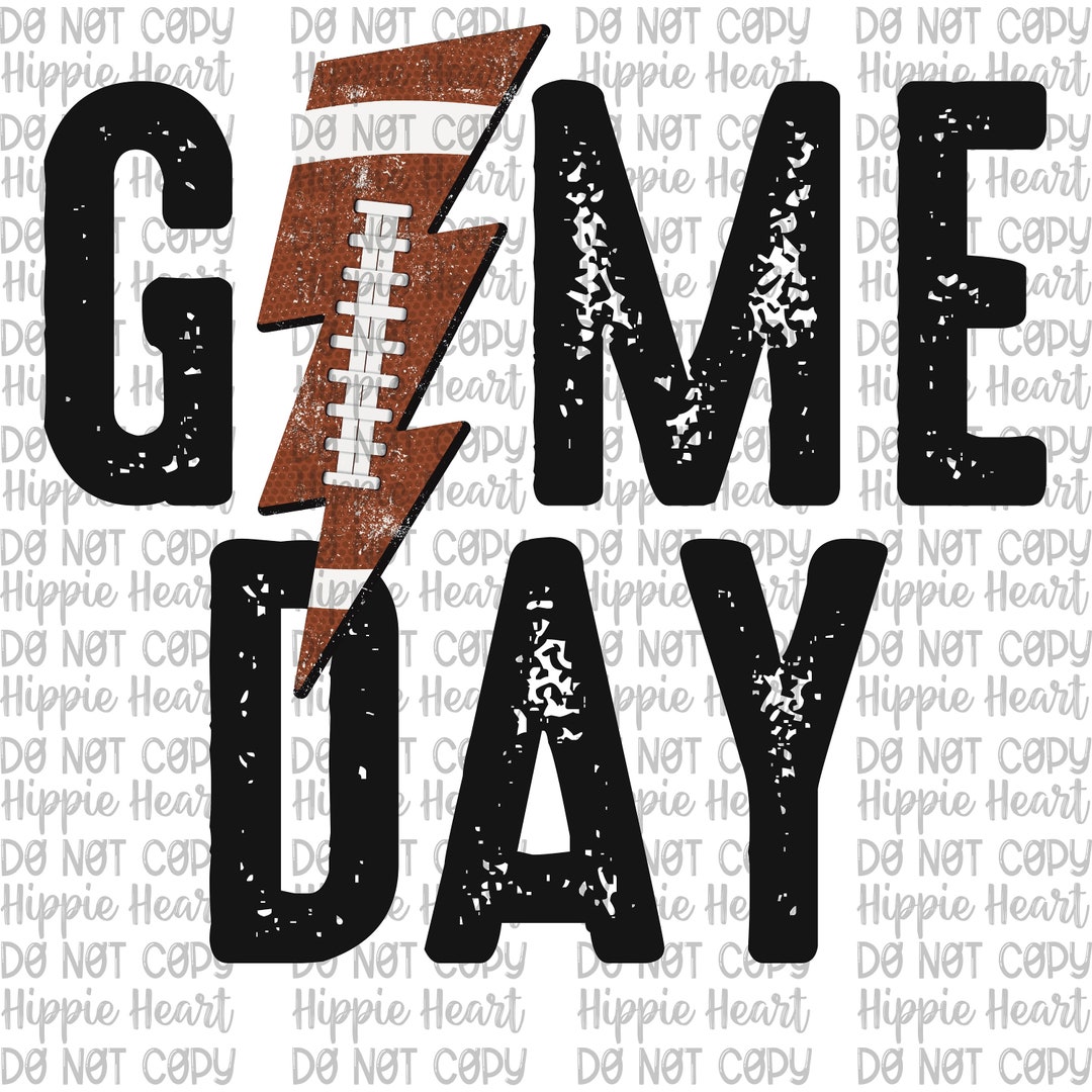 Game Day Png, Lightning Bolt Png, Game Day Lightning Bolt, Game Day