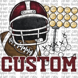 Custom football team png, custom team mascot png, custom football designs, custom school designs, custom team designs, football mom
