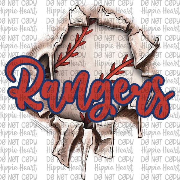 Texas Rangers - Etsy