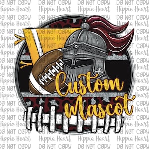 Custom football team png, custom team mascot png, custom football designs, custom school designs, custom team designs, football mom