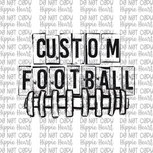 Custom football team png, custom team mascot png, custom football designs, custom school designs, custom team designs, football mom