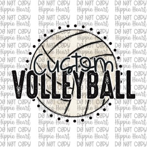 Custom volleyball png, custom school volleyball, custom team mascot png, volleyball designs, custom school designs, custom team designs