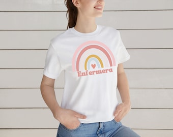 Enfermera T-Shirt, Camisa para enfermera, Latina Nurse Shirt, Spanish Nursing School, Nursing school graduation, Regalo para enfermera