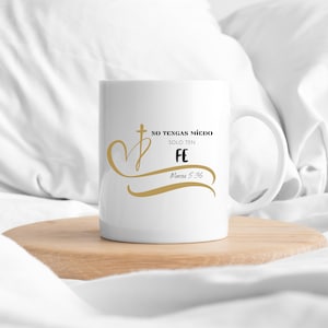 Taza Cristiana Español, Bible Verse Mug, Scripture Mug, Regalo Cristiano, Frases Religiosas Taza, Blessed Mug, Christian Coffee Cup