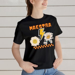 Retro Spanish Teacher Shirt, Maestra Tshirts, Spanish Teacher Gifts, Bilingual Teacher Shirt, Maestra camiseta, Teacher Appreciation Gift