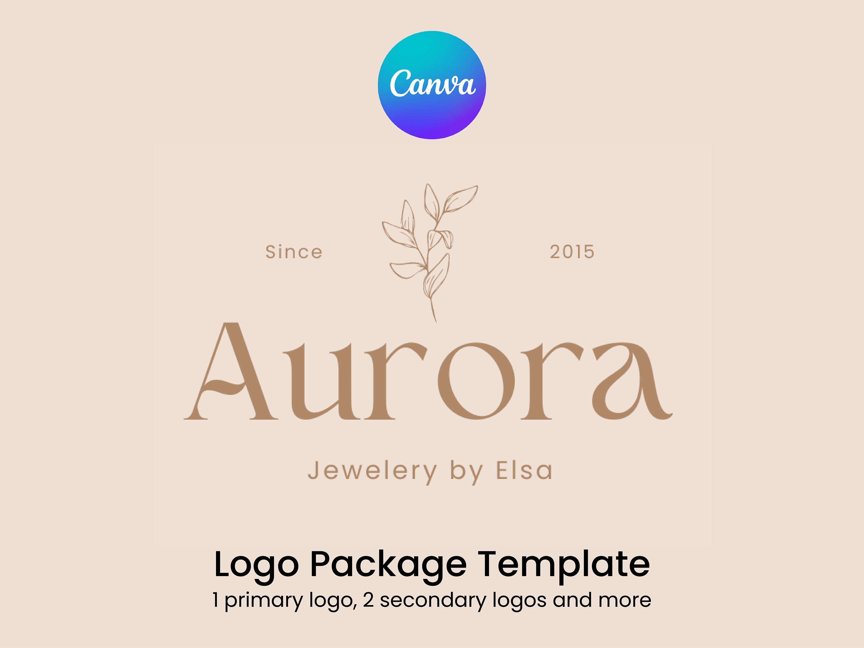 Logo Package Template Canva Logo Canva Template Premade Logo Canva Logo Package Template Canva Logo Canva Template Premade Logo Canva