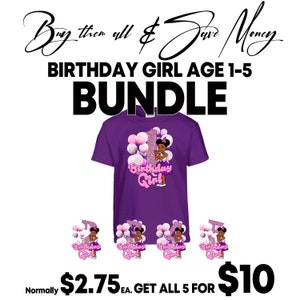 Gracie Birthday Girl (Age 1-5) Bundle - PURPLE