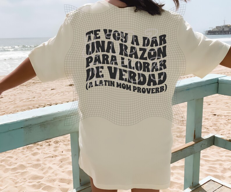 Te Voy a Dar Una Razon Para Llorar PNG & SVG | Frases De Mama Latina ...