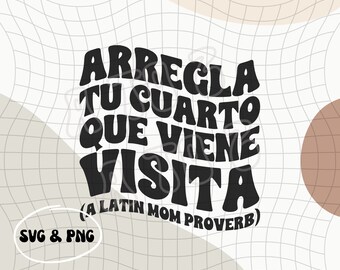 Mama Latina PNG & SVG | Frases de Mama PNG | Dichos de Mama | Latinska mamma-fraser | Cosas Que Dice Mama | Frases de Señora | Dia de Las Madres