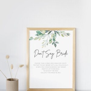 Bridal Shower Game Minimalist Wedding