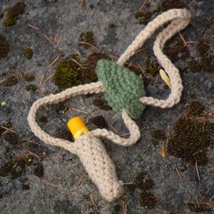 Green Mushroom Chapstick Holder