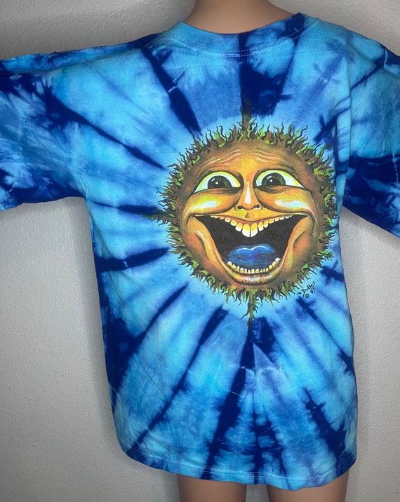 90s MIKE DUBOIS Tシャツ PSYCHEDELIC RAVE Vintage 90s Michael Mike Dubois Not Fade Away 1993 Tie Dye