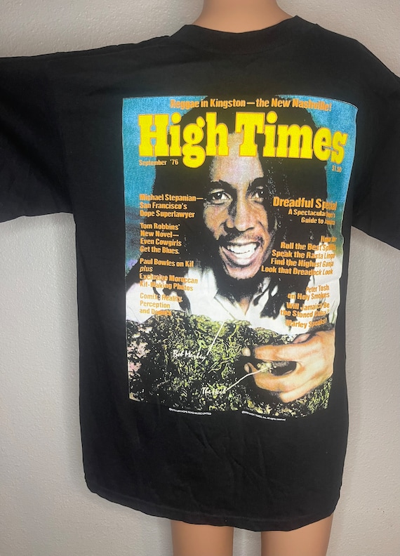Vintage, High Times Magazine Bob Marley Cover, Short Sleeve T