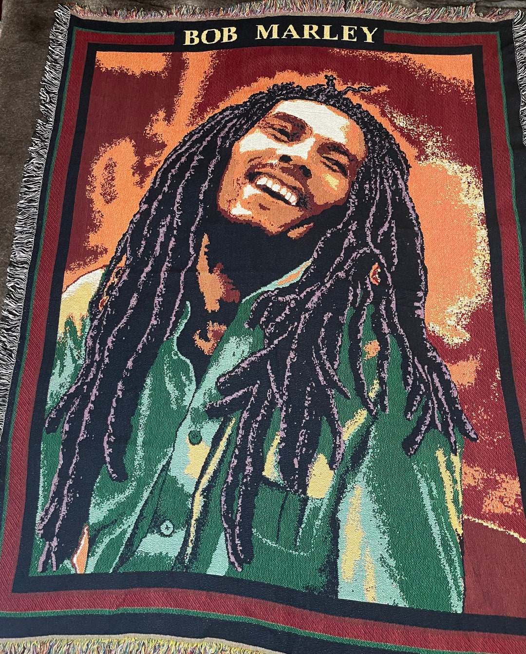 Bob marley fleece blanket sale