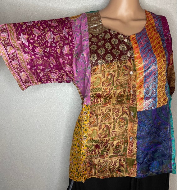 Delicate, lightweight silk button down top. Free … - image 1