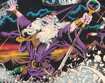 Mago, raro, vintage (nuevo, nunca usado), marca azul líquido, (uno) XL manga larga (dos) XXL manga corta