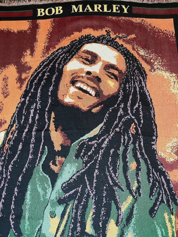 Rug Barn, Bob Marley Throw Blanket/wall Hanging,vintage - Etsy