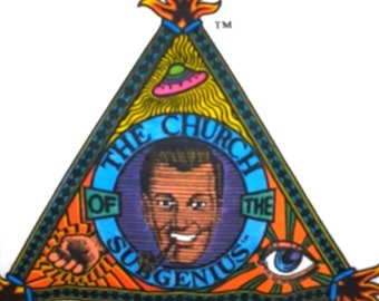 Church of the Subgenius short sleeve t shirt. Vintage but new/old store inventory 1985. Rare! Size L & XL not preowned!