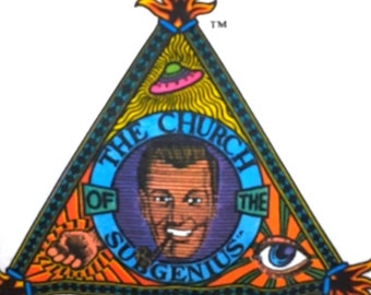 Church of the Subgenius short sleeve t shirt. Vintage 1985. Rare! Size L & XL