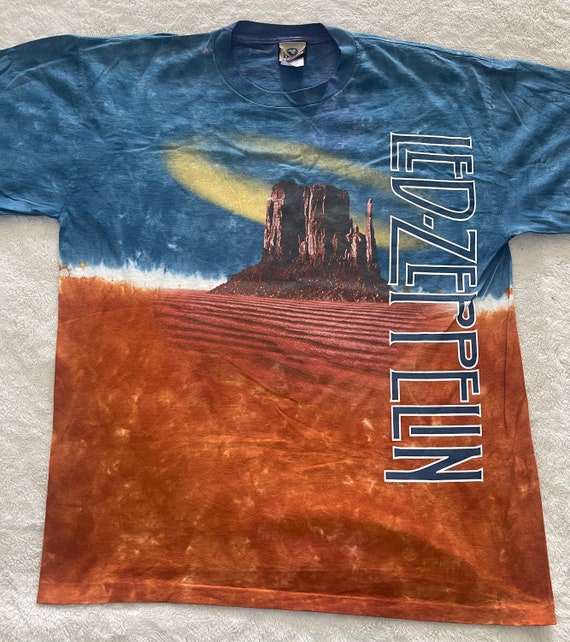 Liquid Blue Led Zeppelin Icarus T-Shirt.Vintage b… - image 1