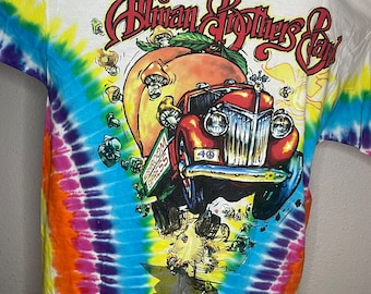 Vintage, the Allman Brothers Band short sleeve tie dye t shirt. Size XL.