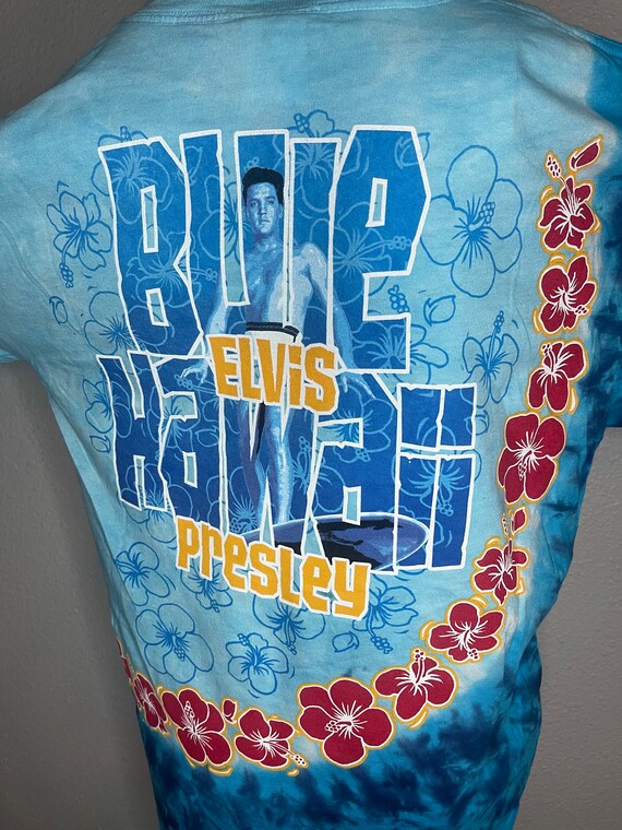 Elvis Presley “Blue Hawaii” tie dye t shirt. Vint… - image 4
