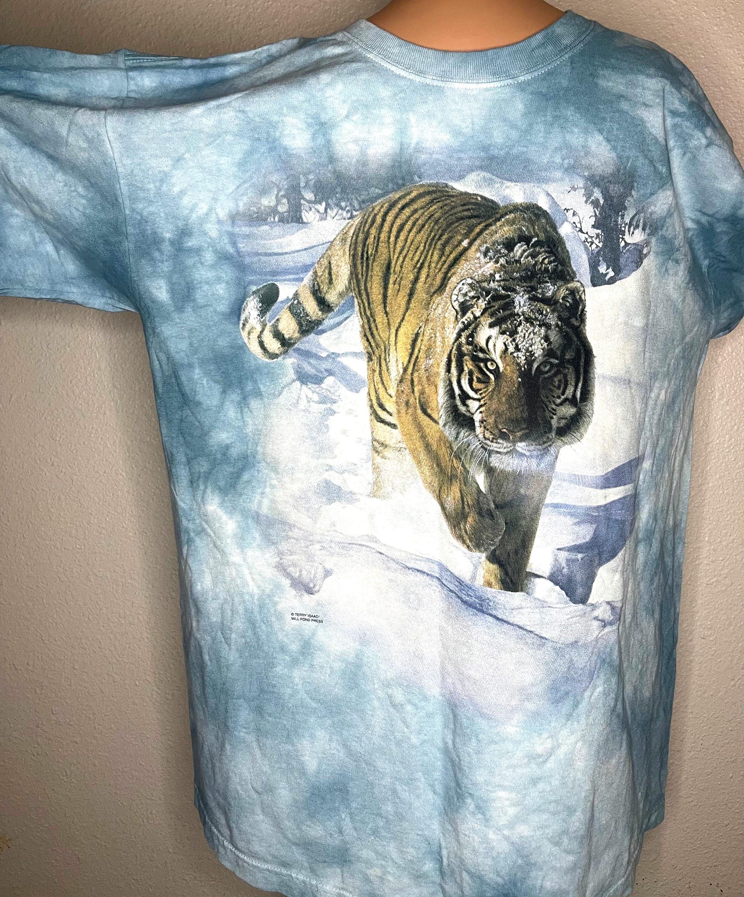 tie dye tiger shirt