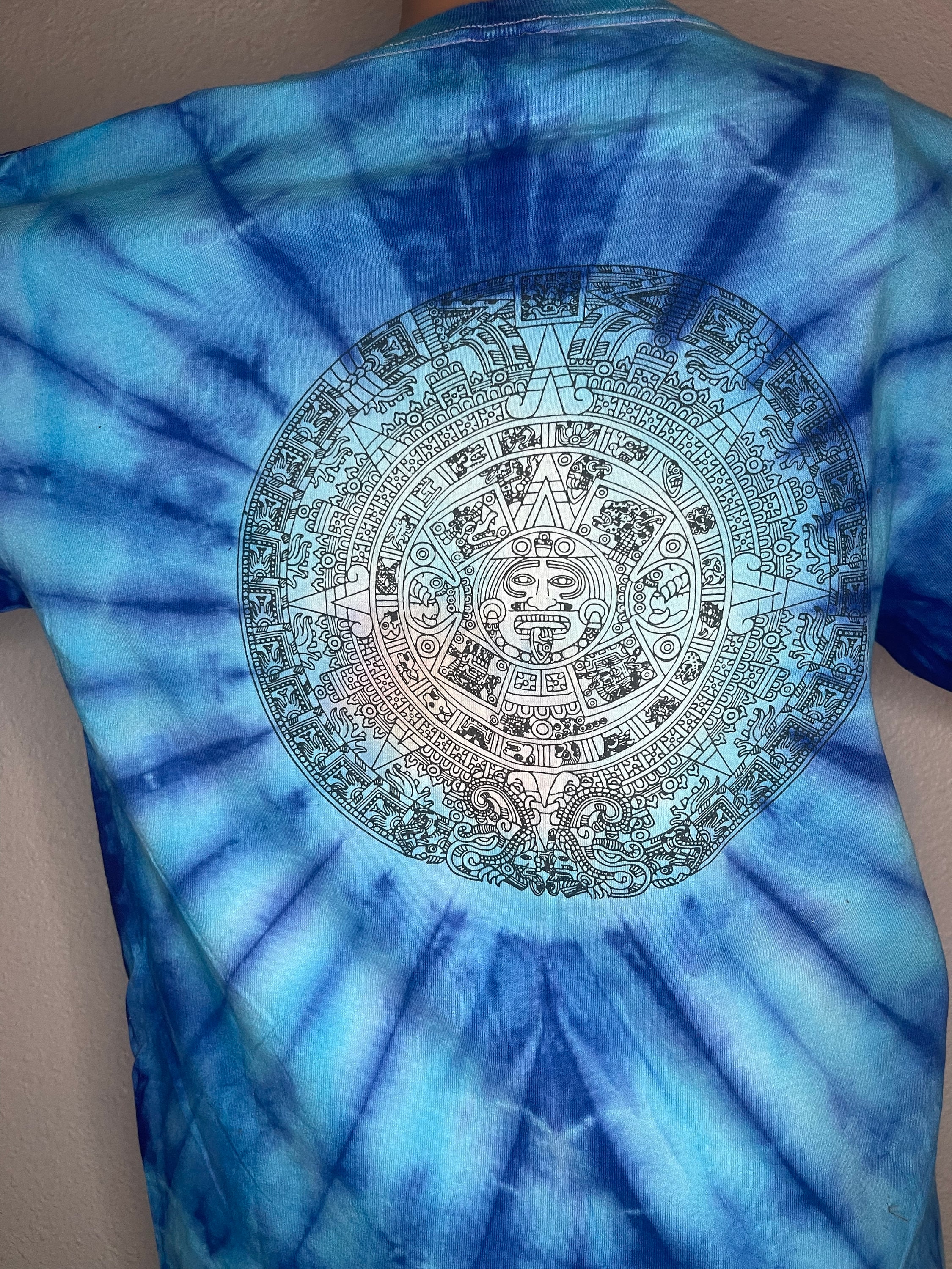 90s MIKE DUBOIS Tシャツ PSYCHEDELIC RAVE Vintage 1990s Mike Dubois Smiling Sunshine Tie Dye T Shirt