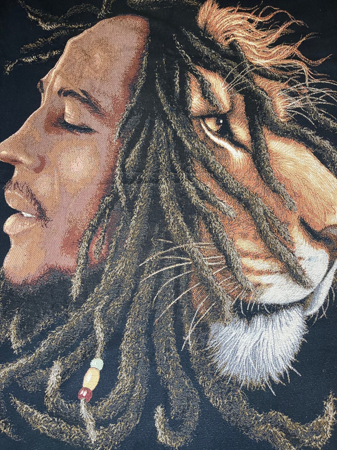 Rug Barn, Bob Marley With Lion Throw Blanket. - Etsy