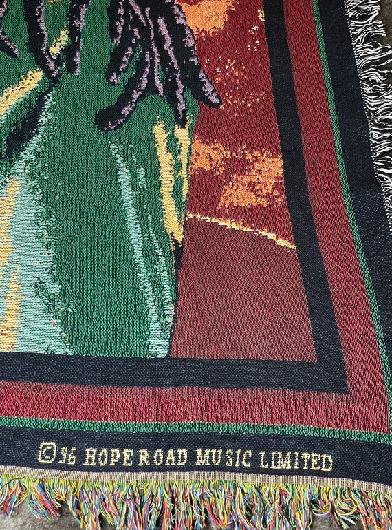 Rug Barn, Bob Marley Throw Blanket/wall Hanging,vintage - Etsy