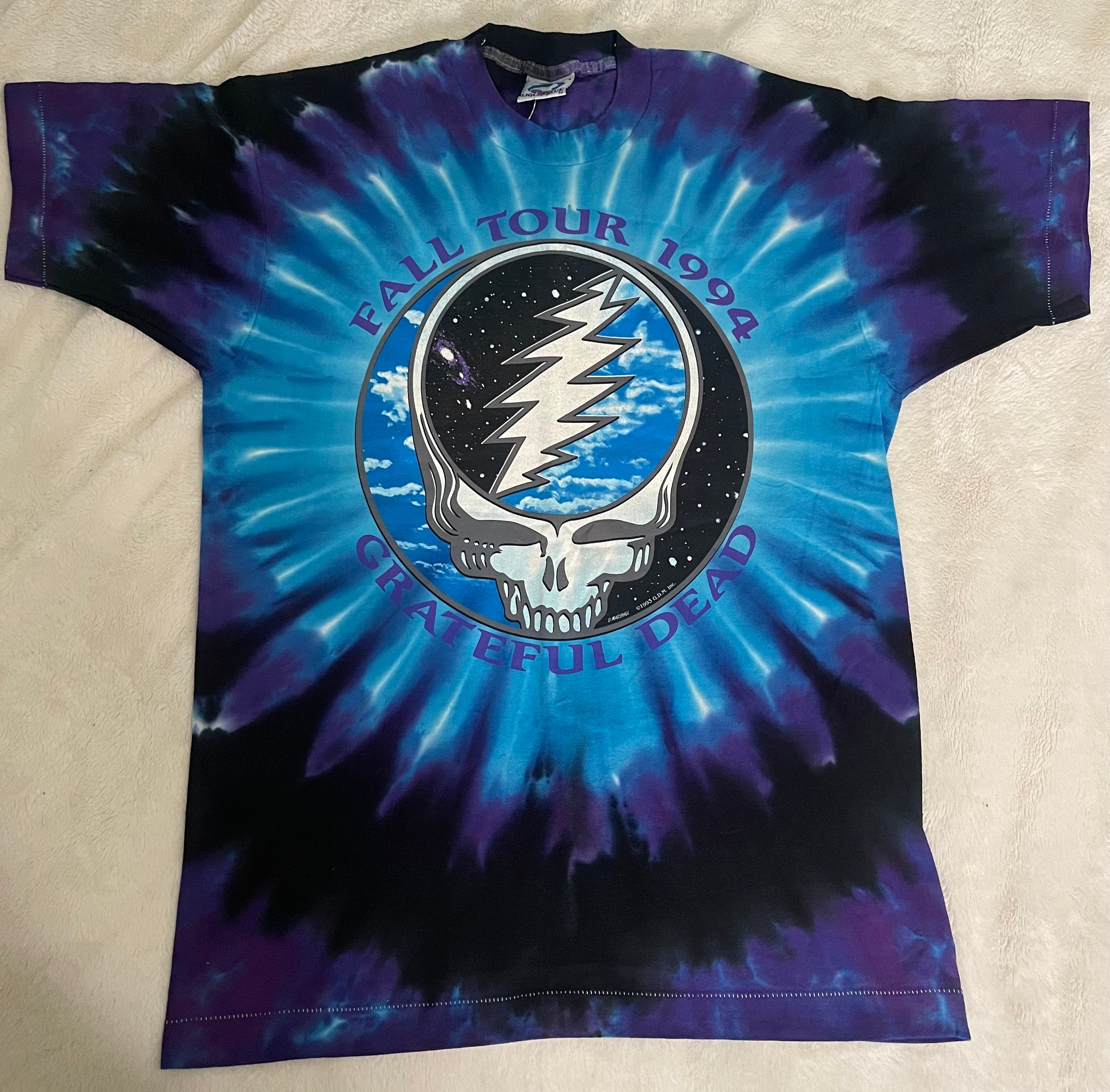 Vintage Grateful Dead 1994 fall tour Liquid Blue T shirt. Size XL 