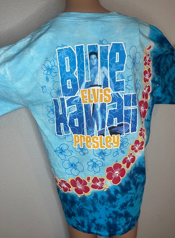 Elvis Presley “Blue Hawaii” tie dye t shirt. Vint… - image 3